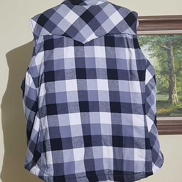 North river heavy flannel vest B10 - Picture 2 of 3